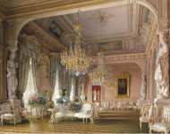 Premazzi Luigi Mansion of Baron A.L. Stieglitz. The White Drawing-Room - Hermitage